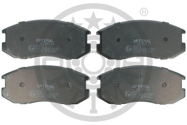 Гальмівні колодки передні дискові Optimal BP-09714 (фото 1)