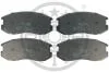 Гальмівні колодки передні дискові Optimal BP-09714 (фото 1)