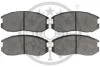 Гальмівні колодки передні дискові Optimal BP-09714 (фото 2)