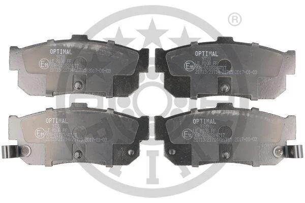 Гальмівні колодки дискові Optimal BP-09728 (фото 1)