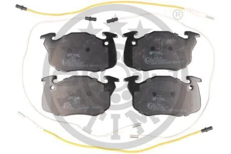 Гальмівні колодки передні дискові Optimal BP-09750