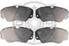 Гальмівні колодки передні дискові Optimal BP-09756 (фото 1)