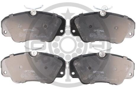 Гальмівні колодки дискові Optimal BP-09756
