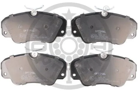 Гальмівні колодки передні дискові Optimal BP-09756