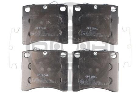 Гальмівні колодки дискові Optimal BP-09760
