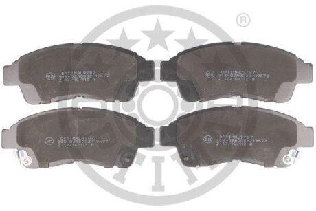 Гальмівні колодки дискові Optimal BP-09787