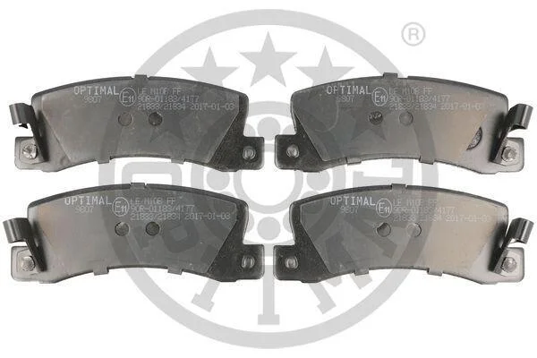 Тормозные колодки дисковые Optimal BP-09807 (фото 1)
