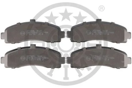 Тормозные колодки передние дисковые Optimal BP-09838