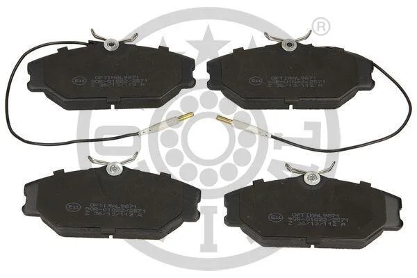 Гальмівні колодки передні дискові Optimal BP-09871 (фото 1)