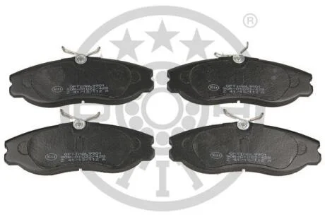 Тормозные колодки передние дисковые Optimal BP-09901
