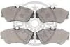 Тормозные колодки передние дисковые Optimal BP-09929 (фото 2)