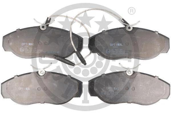 Гальмівні колодки передні дискові Optimal BP-09943 (фото 1)