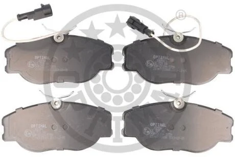 Тормозные колодки передние дисковые Optimal BP-10054