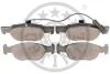 Гальмівні колодки передні дискові Optimal BP-10072 (фото 2)