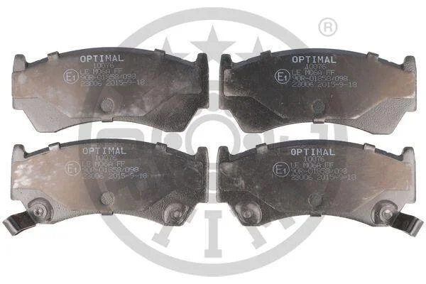 Гальмівні колодки передні дискові Optimal BP-10076 (фото 1)