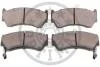 Гальмівні колодки передні дискові Optimal BP-10076 (фото 2)