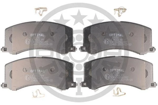 Гальмівні колодки дискові Optimal BP-10080 (фото 1)
