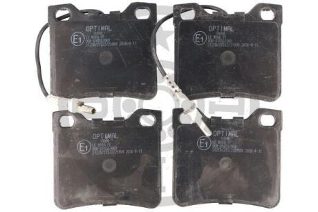 Гальмівні колодки дискові Optimal BP-10096 (фото 1)