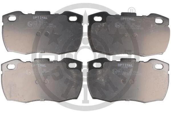 Гальмівні колодки передні дискові Optimal BP-10105 (фото 1)