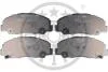 Тормозные колодки передние дисковые Optimal BP-10201 (фото 1)
