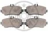 Тормозные колодки передние дисковые Optimal BP-10205 (фото 2)