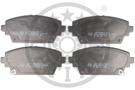 Гальмівні колодки передні дискові Optimal BP-10311