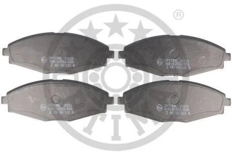 Гальмівні колодки передні дискові Optimal BP-10313 (фото 1)