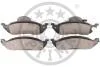 Тормозные колодки передние дисковые Optimal BP-10314 (фото 2)