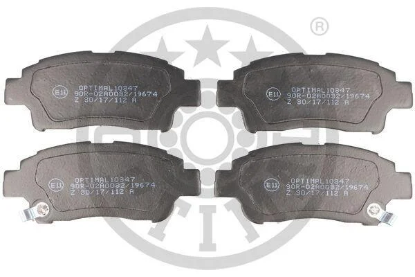 Гальмівні колодки передні дискові Optimal BP-10347 (фото 1)