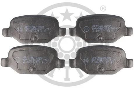 Тормозные колодки дисковые Optimal BP-10390