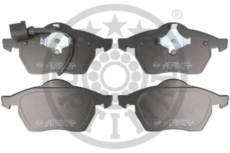 Тормозные колодки передние дисковые Optimal BP-10421