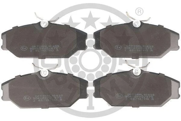 Гальмівні колодки передні дискові Optimal BP-10438 (фото 1)