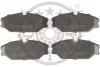 Гальмівні колодки передні дискові Optimal BP-10438 (фото 1)