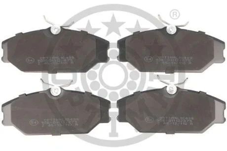 Тормозные колодки передние дисковые Optimal BP-10438