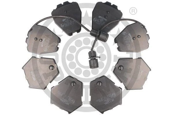 Гальмівні колодки передні дискові Optimal BP-10483 (фото 1)