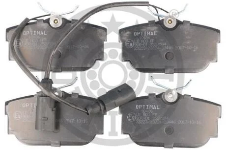 Тормозные колодки дисковые Optimal BP-10486
