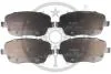 Тормозные колодки передние дисковые Optimal BP-10492 (фото 1)