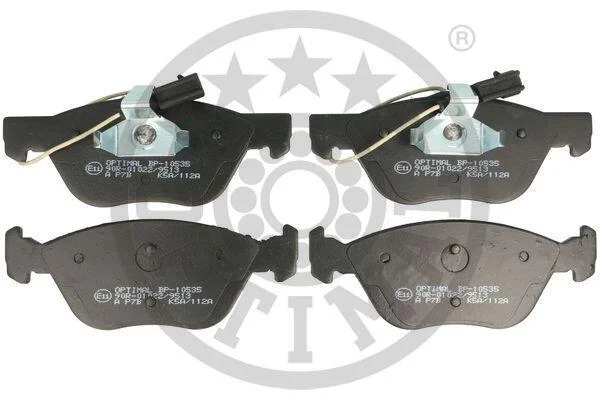 Гальмівні колодки дискові Optimal BP-10535 (фото 1)