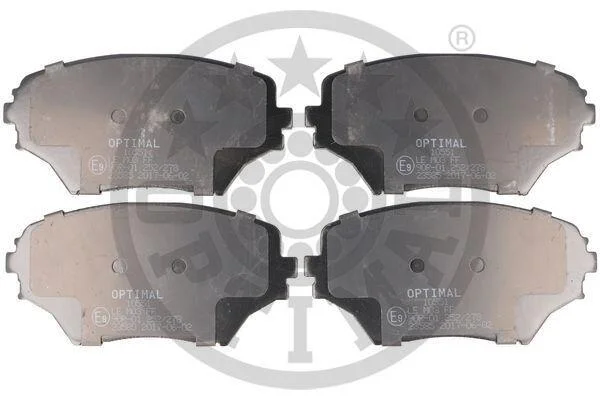 Гальмівні колодки передні дискові Optimal BP-10551 (фото 1)
