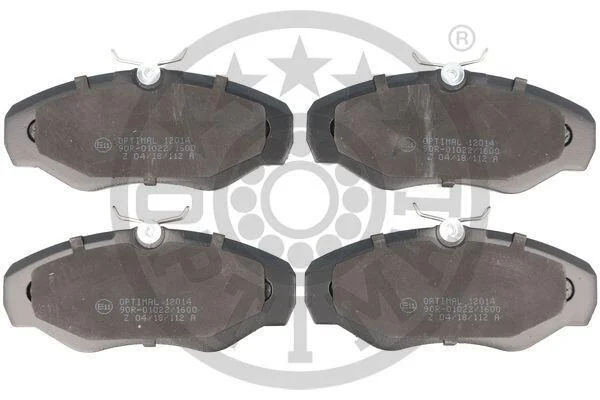 Тормозные колодки передние дисковые Optimal BP-12014 (фото 1)