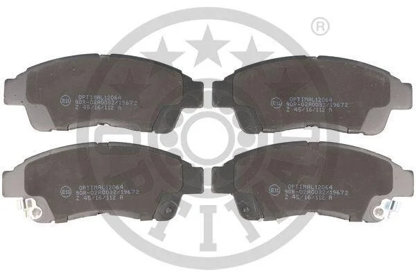 Гальмівні колодки передні дискові Optimal BP-12064 (фото 1)