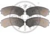 Тормозные колодки передние дисковые Optimal BP-12086 (фото 1)