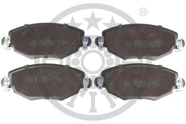 Гальмівні колодки передні дискові Optimal BP-12091 (фото 1)
