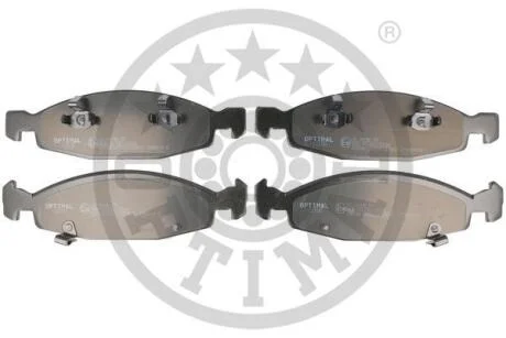 Тормозные колодки передние дисковые Optimal BP-12100