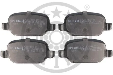 Тормозные колодки дисковые Optimal BP-12115
