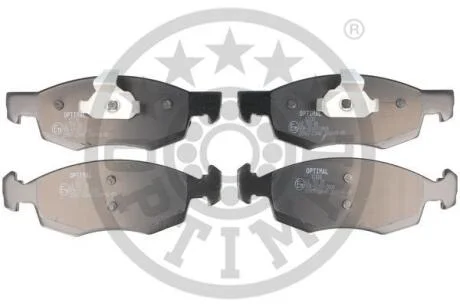 Тормозные колодки передние дисковые Optimal BP-12118