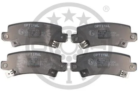 Тормозные колодки дисковые Optimal BP-12121