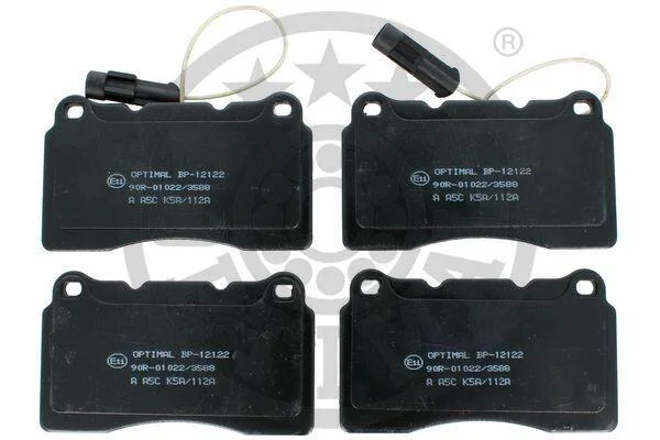 Гальмівні колодки передні дискові Optimal BP-12122 (фото 1)