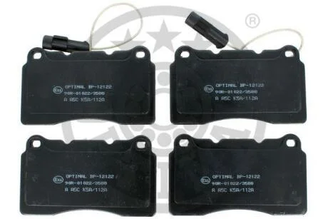 Тормозные колодки передние дисковые Optimal BP-12122