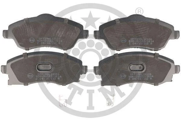 Гальмівні колодки передні дискові Optimal BP-12126 (фото 1)